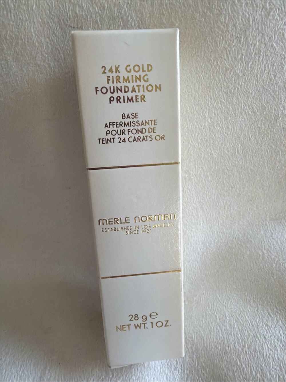 Merle Norman 24K Gold Firming Foundation Primer 1 oz NIB Fresh Batch Code